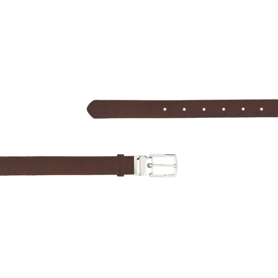 Fashion Belts For Ladies Dark Brown Genuine Leather DBRO FETT 7129 RECCLDR 1