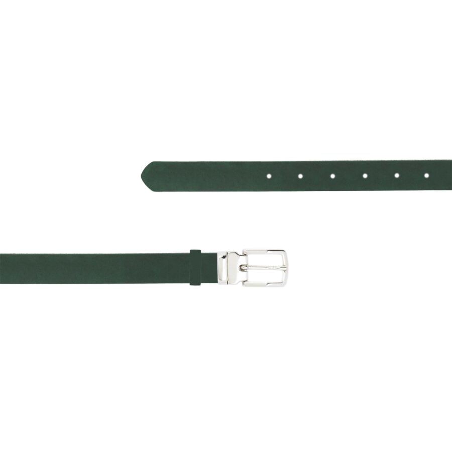 Fashion Belts For Ladies Dark Green Genuine Leather DGRE FETT 7111 RECCLDR 1