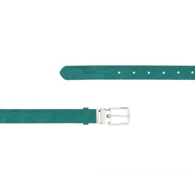 Fashion Belts For Ladies Dark Turquoise Genuine Leather PETR FETT 7806 RECCLDR 1