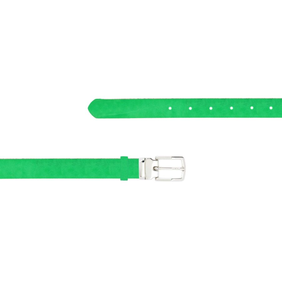 Fashion Belts For Ladies Light Green Genuine Leather APFE FETT 7930 RECCLDR 1