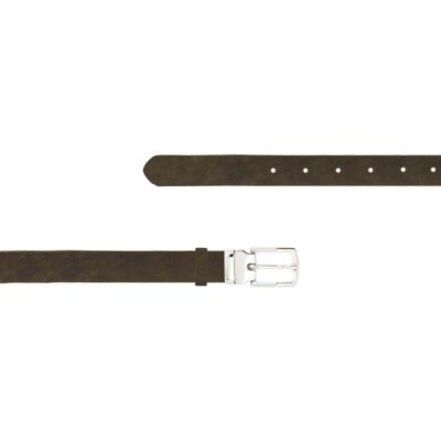 Fashion Belts For Ladies Olive Green Genuine Leather OLIV FETT 7075 RECCLDR 1