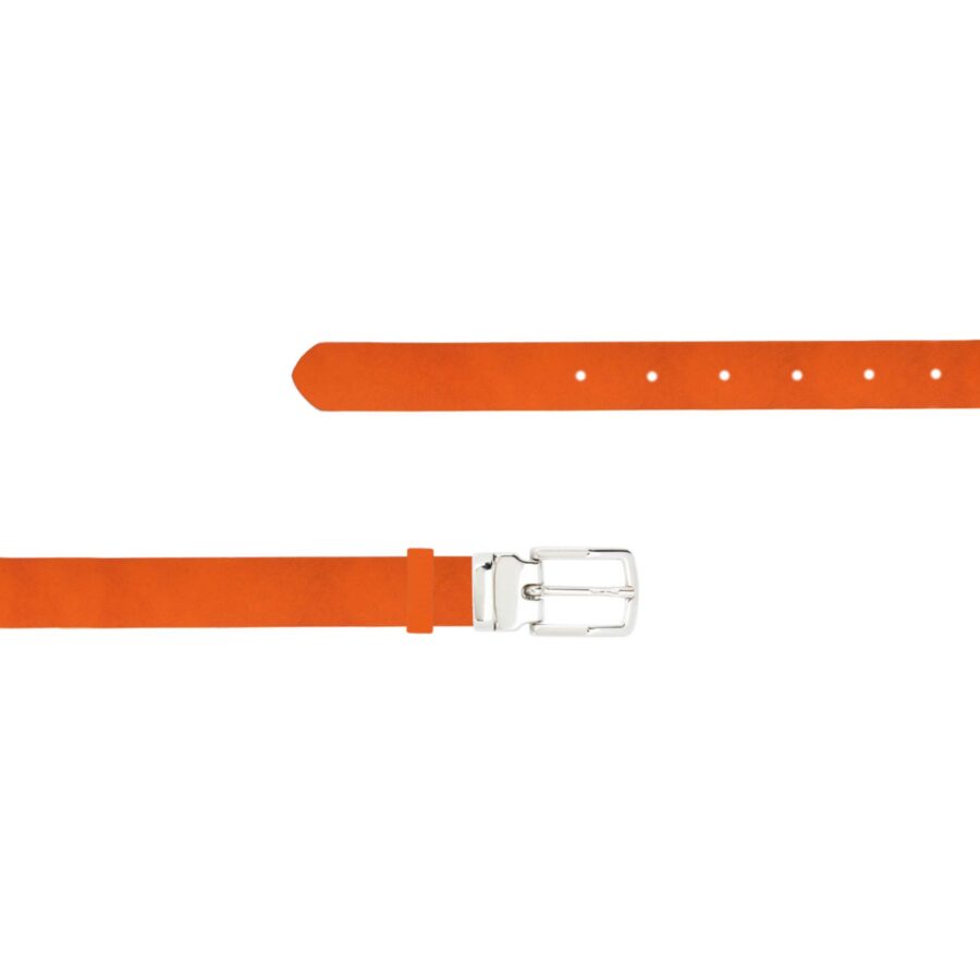 Fashion Belts For Ladies Orange Genuine Leather ORAN FETT 7693 RECCLDR 1