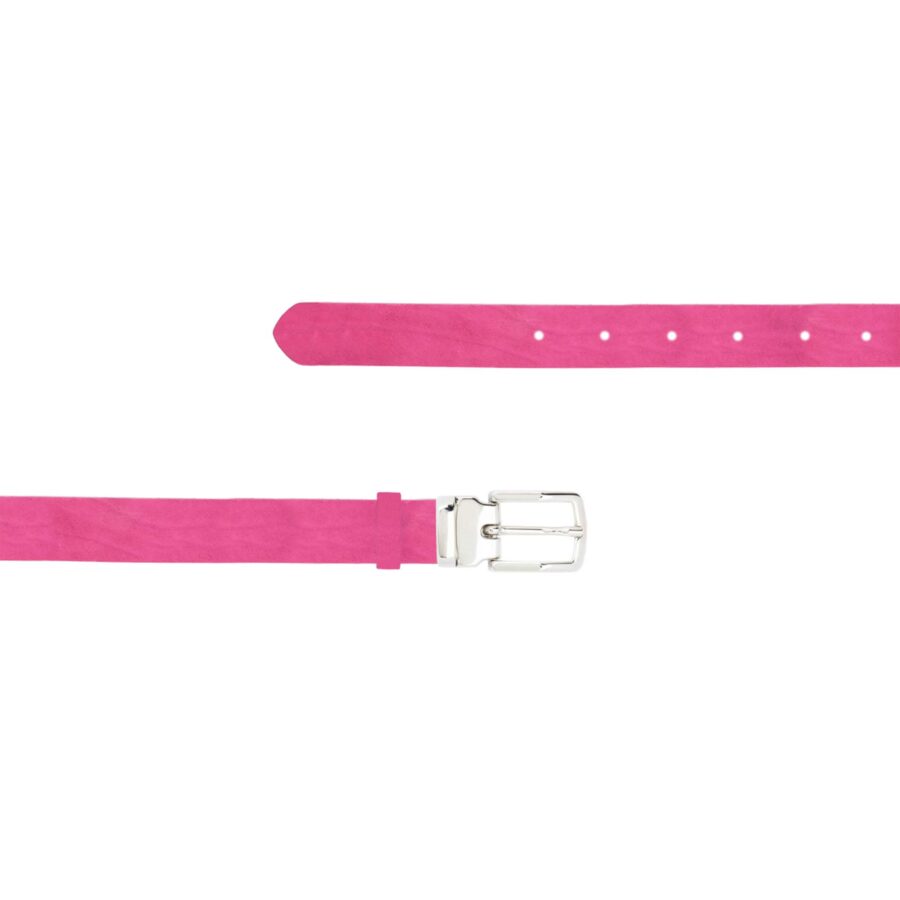 Fashion Belts For Ladies Pink Genuine Leather PINK FETT 7084 RECCLDR 1