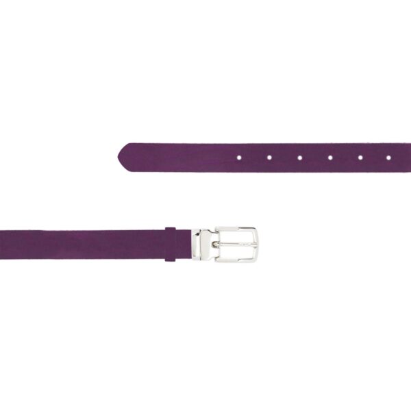 Fashion Belts For Ladies Violet Genuine Leather PURP FETT 7675 RECCLDR 1