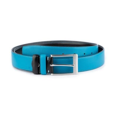 Stylish Turquoise Belt Vegan Leather 1 3 8 Inch 1 REVTURQBLA35SWIAT USD 65