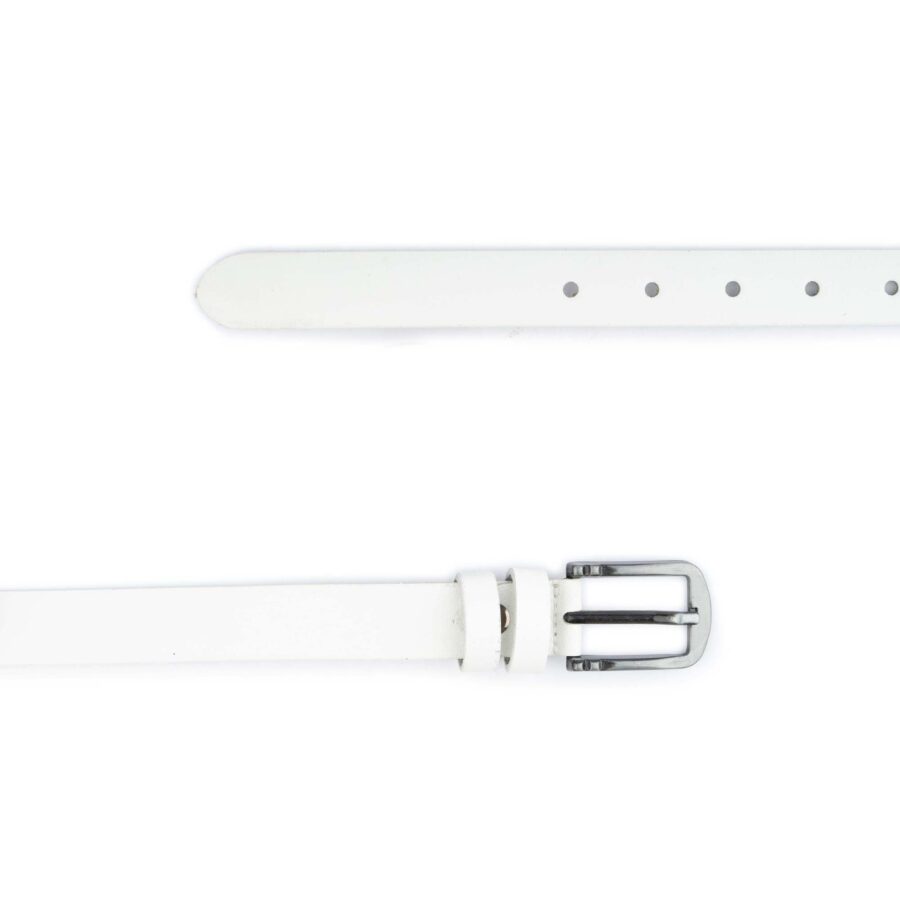 White Buffalo Belt 1 0 Inch Wide Genuine Leather 2