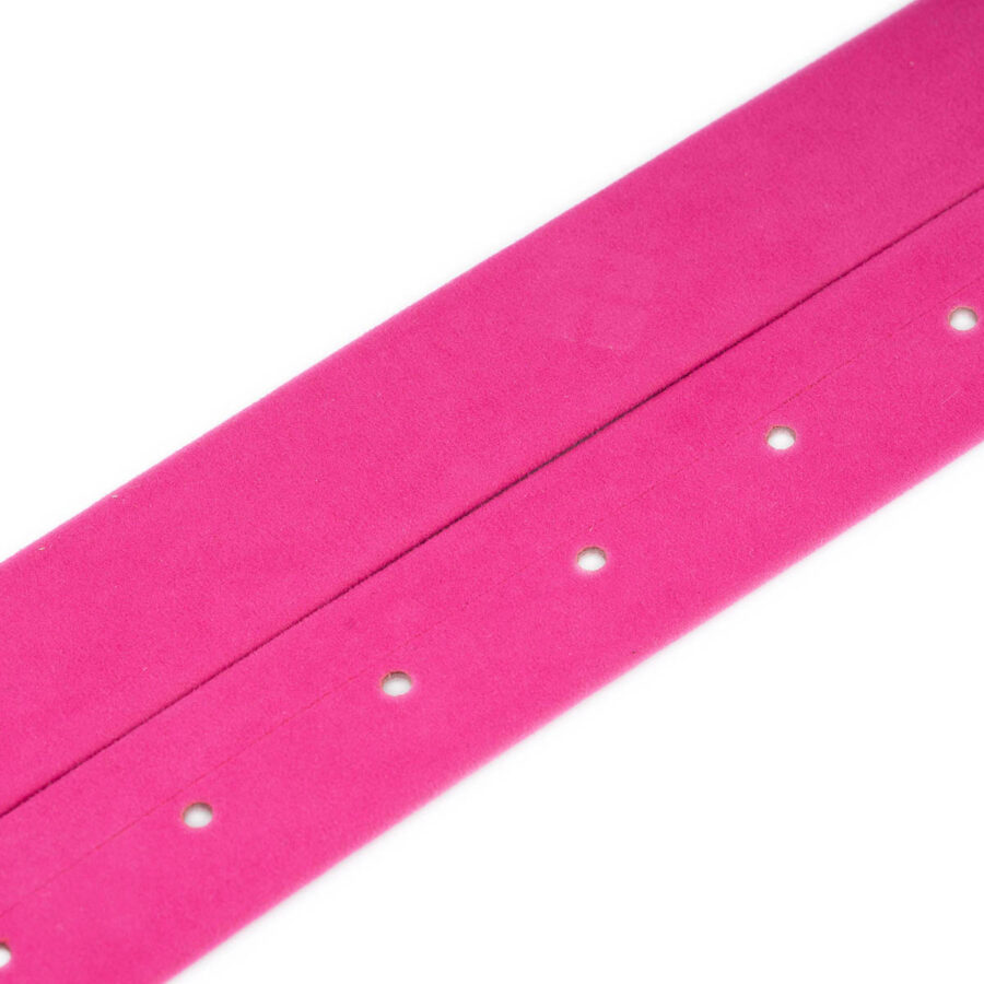 fuchsia velvet belt for women 4