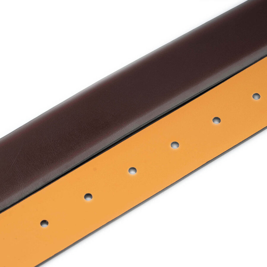 stylish gents vegan belts dark brown 3