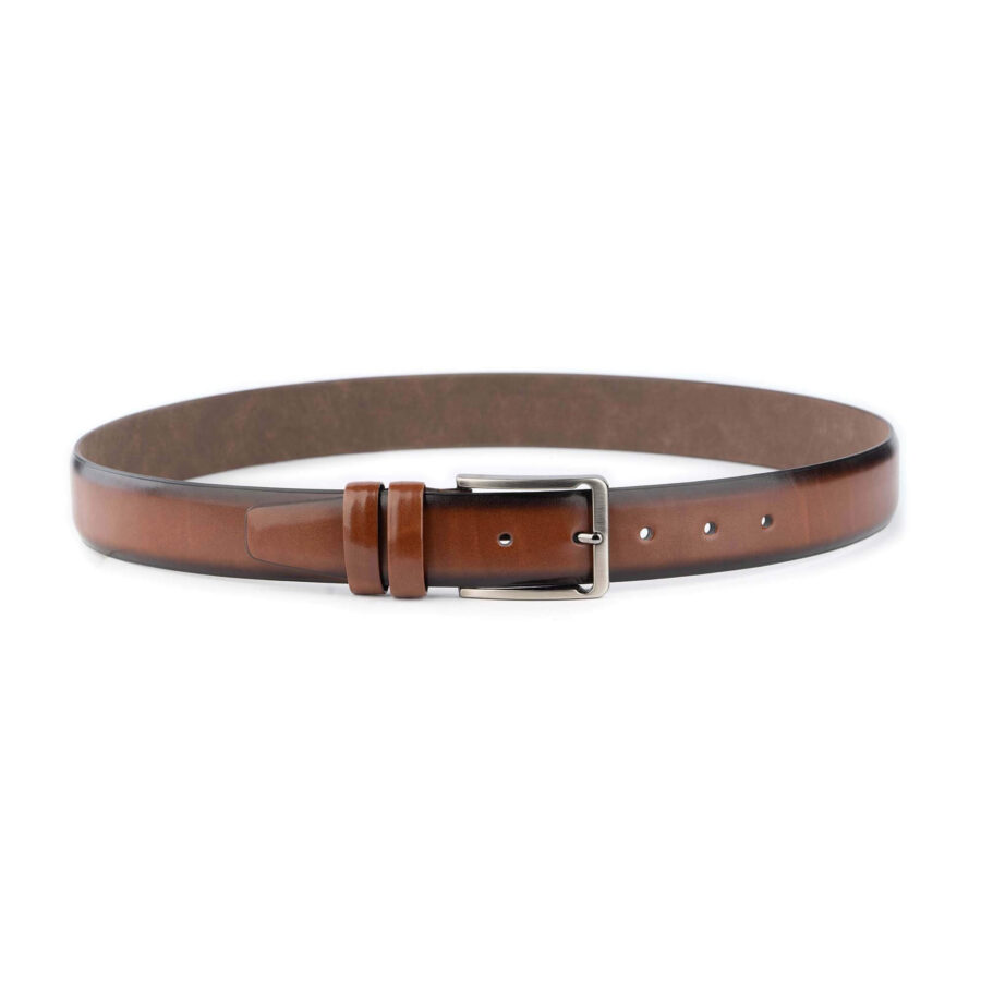 vegan mens belts brown for suit 4