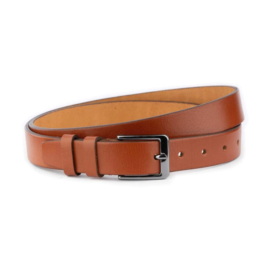 3 0 cm gents casual belt tan brown genuine leather 4