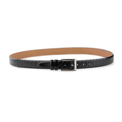 black fashion belts mens woven emboss 1 03 01072024 35 WOVBL