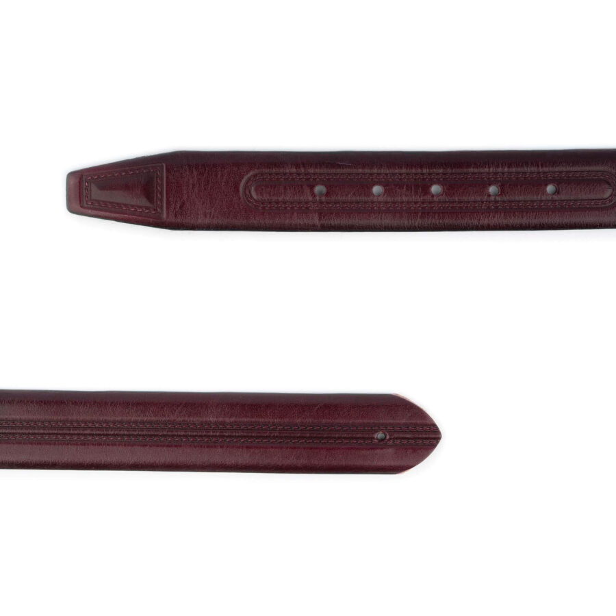 burgundy belt straps for designer buckles 1 01 22062024 35HOL BURGEMBO