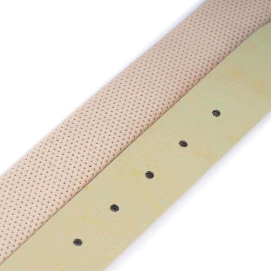 dotted beige belt leather strap replacement 3