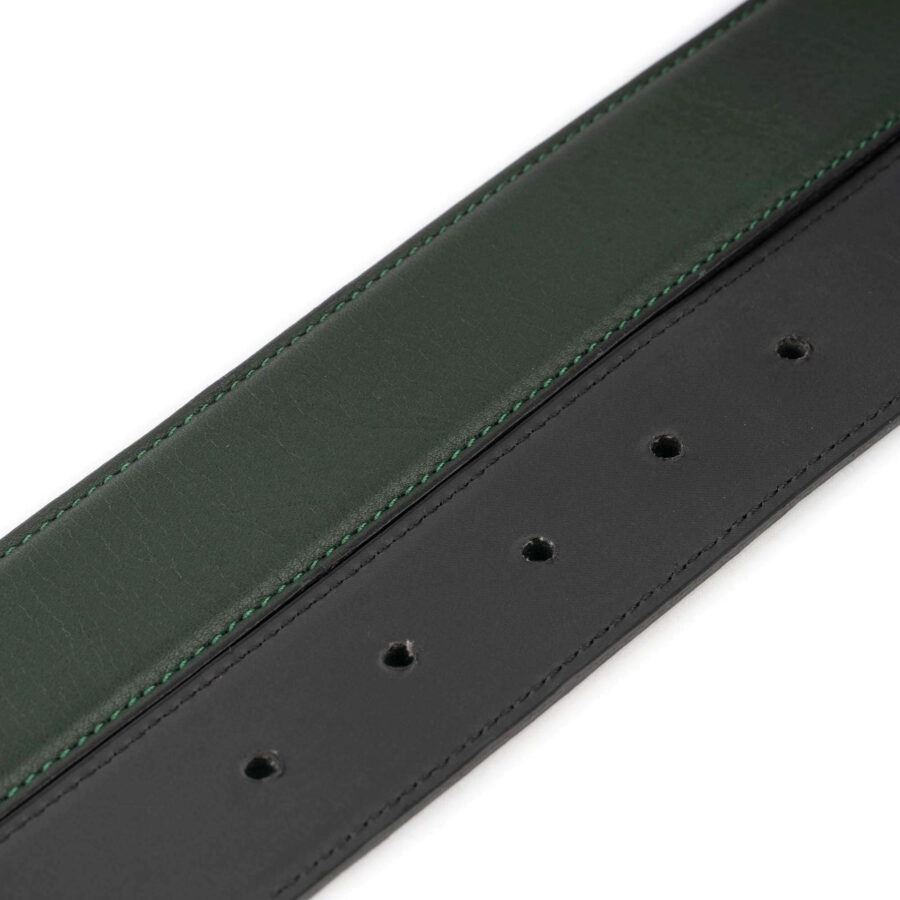 forest green belt strap replacement leather high quality 3