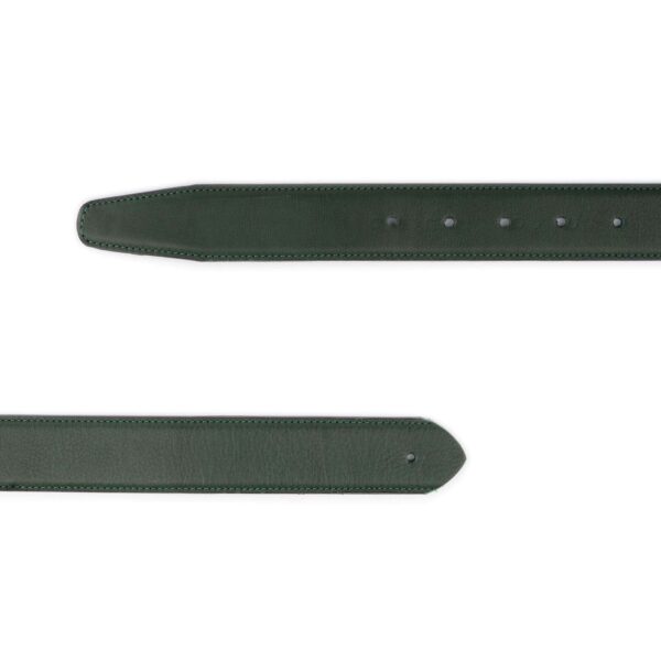 forest green leather replacement belt strap for designer buckle 1 01 22062024 35HOL FOREGREE