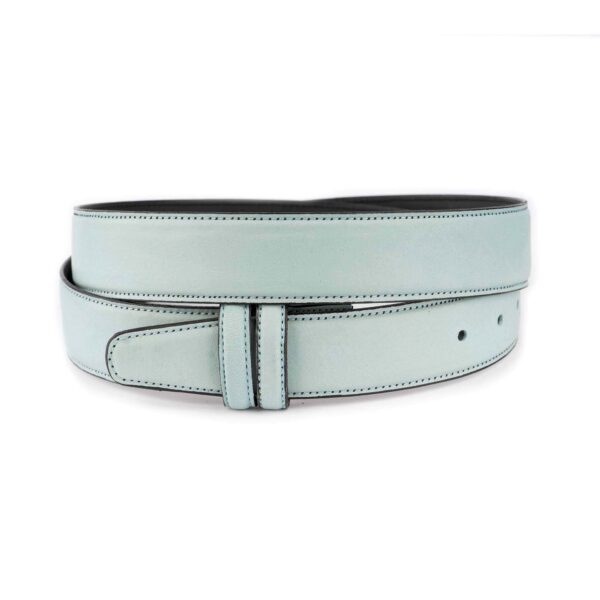 light blue leather belt strap replacement 1 12 22062024 35CUT PALEBLUE