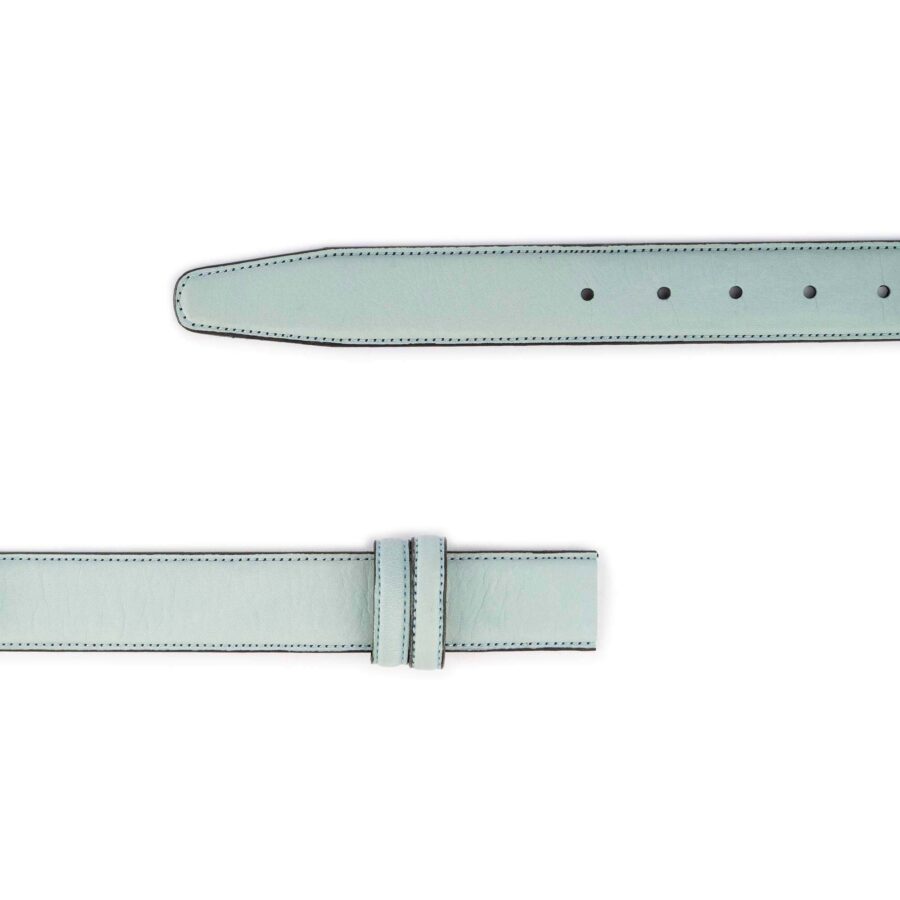 light blue leather belt strap replacement 2