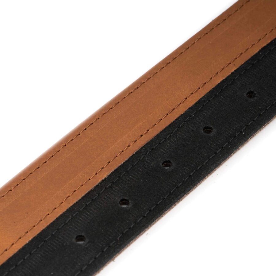 light brown black reversible belt womens genuine leather 4