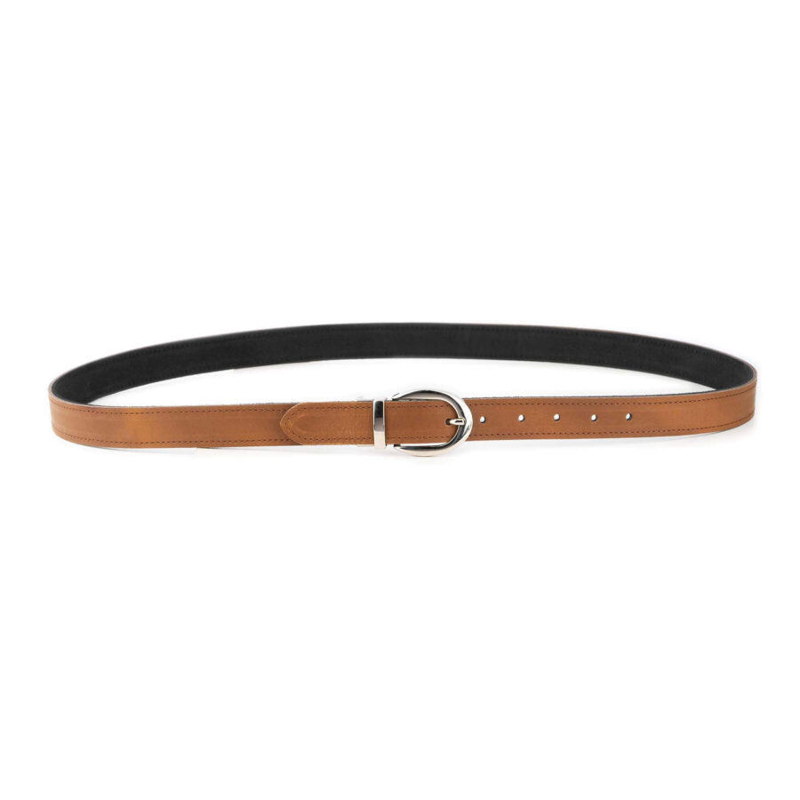 light brown black reversible belt womens genuine leather 5