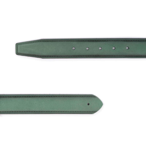 light green nubuck leather belts for belt buckle 3 8 cm 1 01 22062024 38HOL GREENUBU