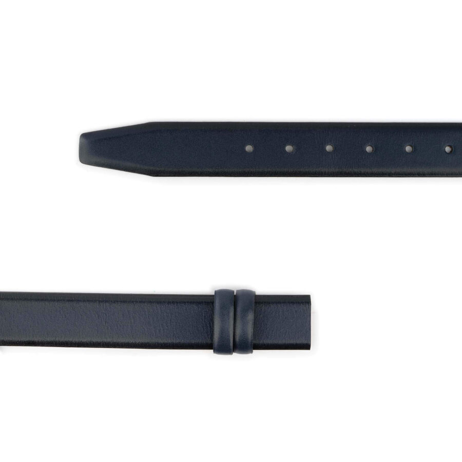 navy blue belt strap replacement genuine leather 2