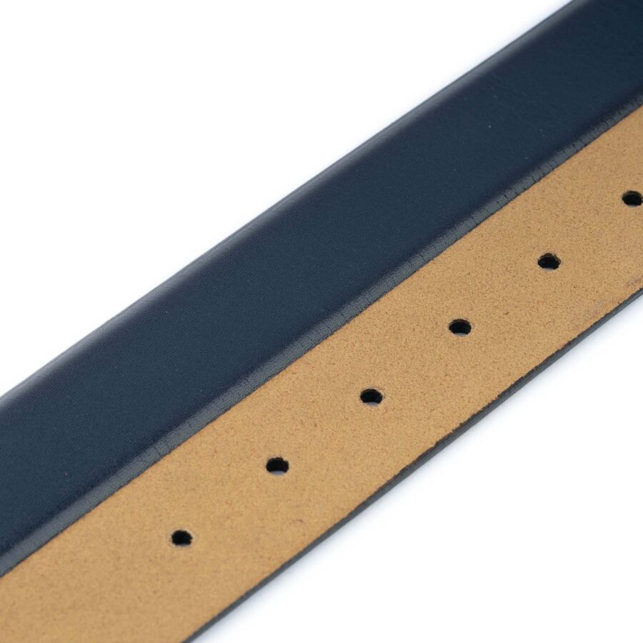 navy blue fashion belts mens genuine leather 3 5 cm 2