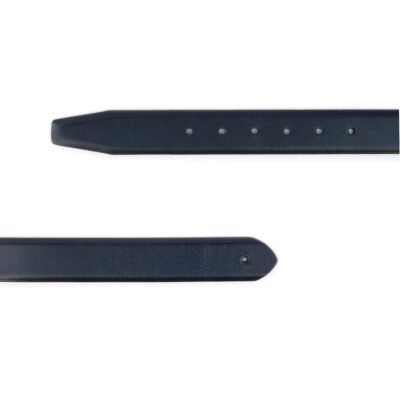 replacement navy blue leather straps without buckle 1 01 22062024 35HOL NAVYSMOO