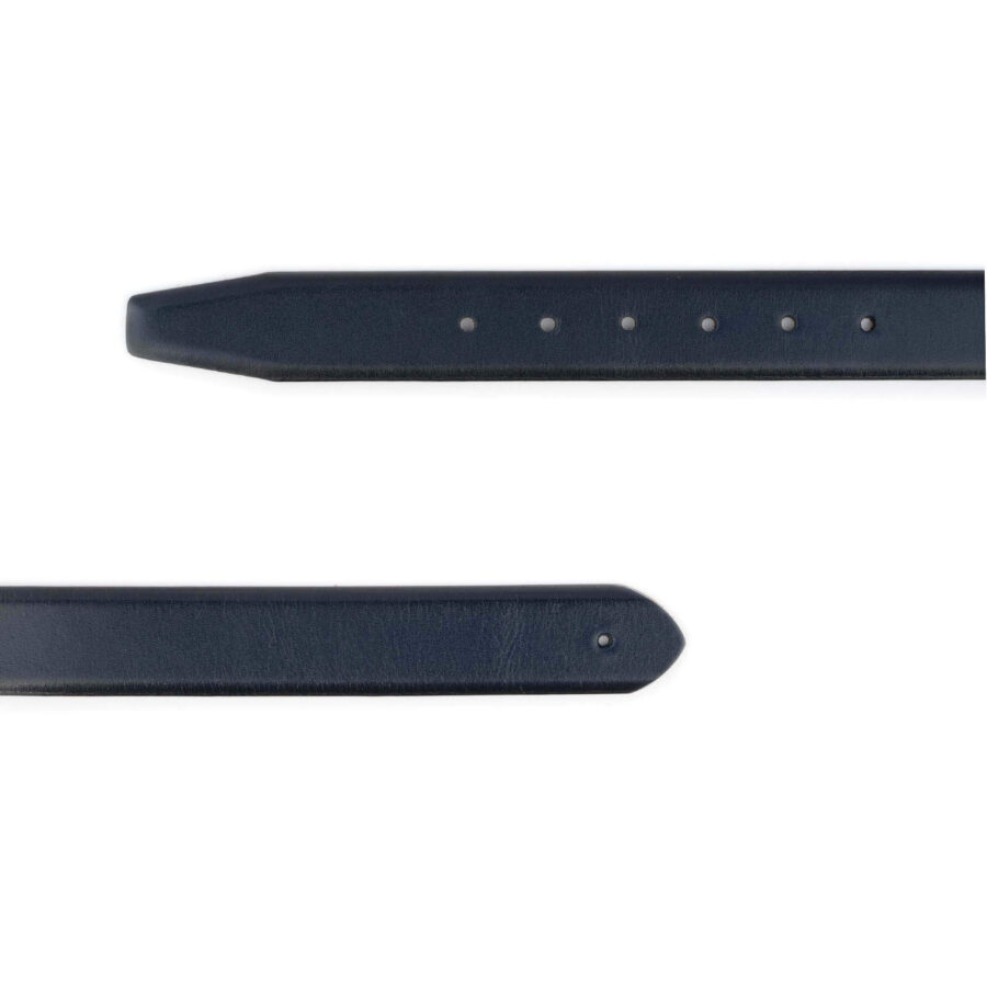 replacement navy blue leather straps without buckle 1 01 22062024 35HOL NAVYSMOO