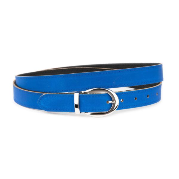 reversible belt womens leather royal blue black suede 1 30 PULL5899 VELO3504 MAG11862