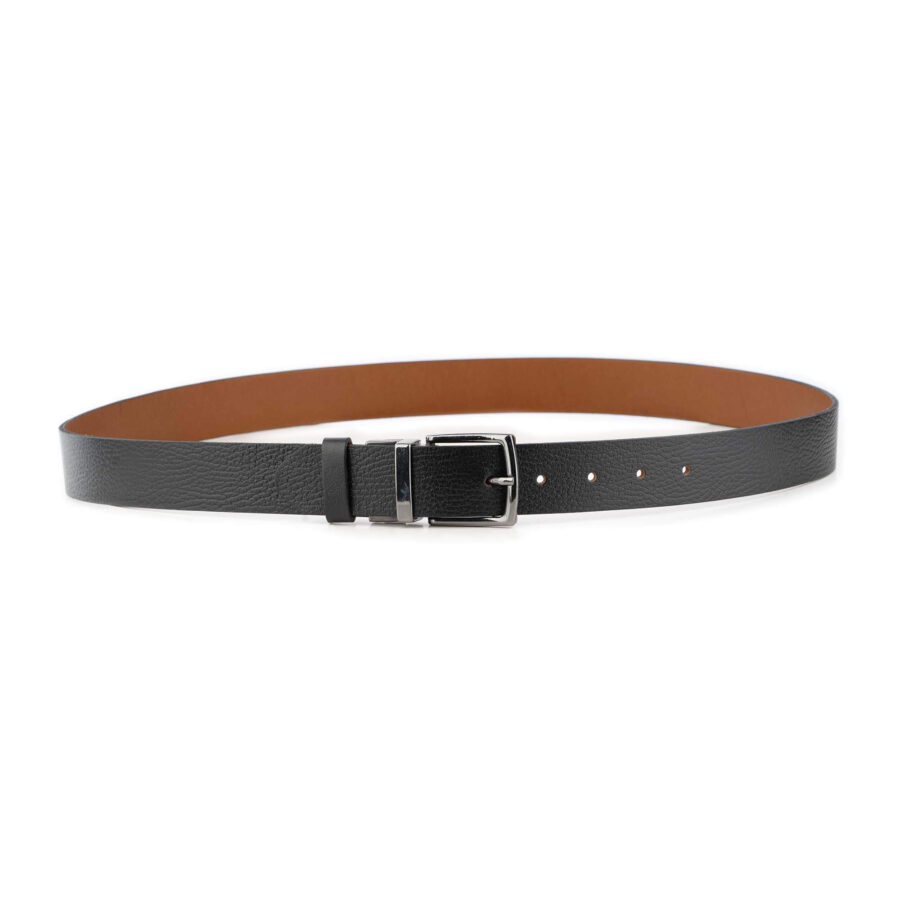 reversible trendy belts men black light brown leather 1 19 01072024 35 REVBLBRO NOSTIT