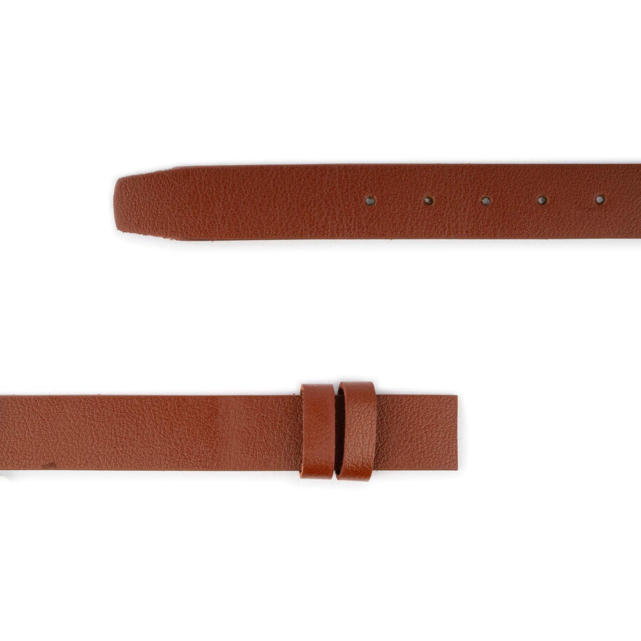 tan adjustable buckle strap replacement leather 3 2 cm 2