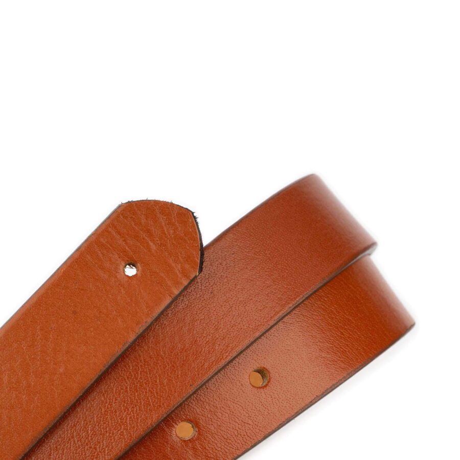 tan replacement belt strap 3 0 cm buffalo leather 3