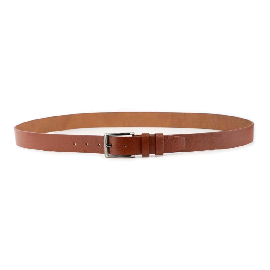 trendy mens belt for denim buffalo leather 3 5 cm 1 23 01072024 35 TANBUFF