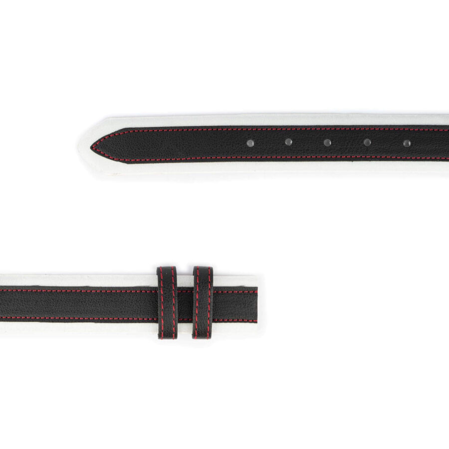 white men belt strapwith black strip 3 8 cm 2