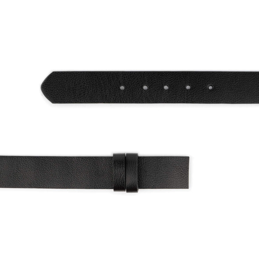 wide black buffalo leather strap for belt 1 1 2 inch adjustable 2