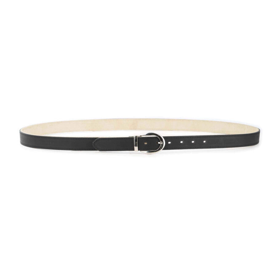 beige suede ladies reversible leather belt 6