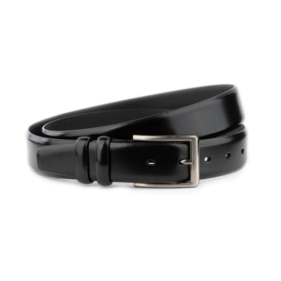 black leather belt for men classic high quality 1 01 02092024 AML