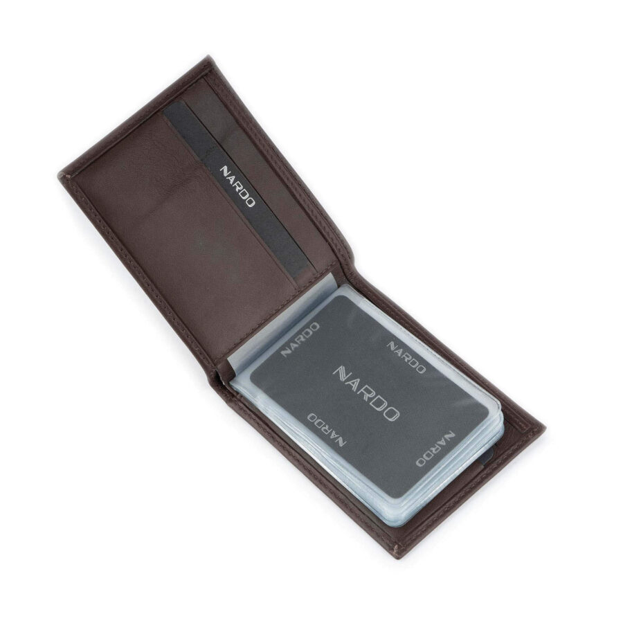 brown leather belt and wallet gift set for men 4