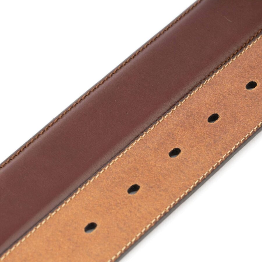 brown leather belt for gentleman high quality 3