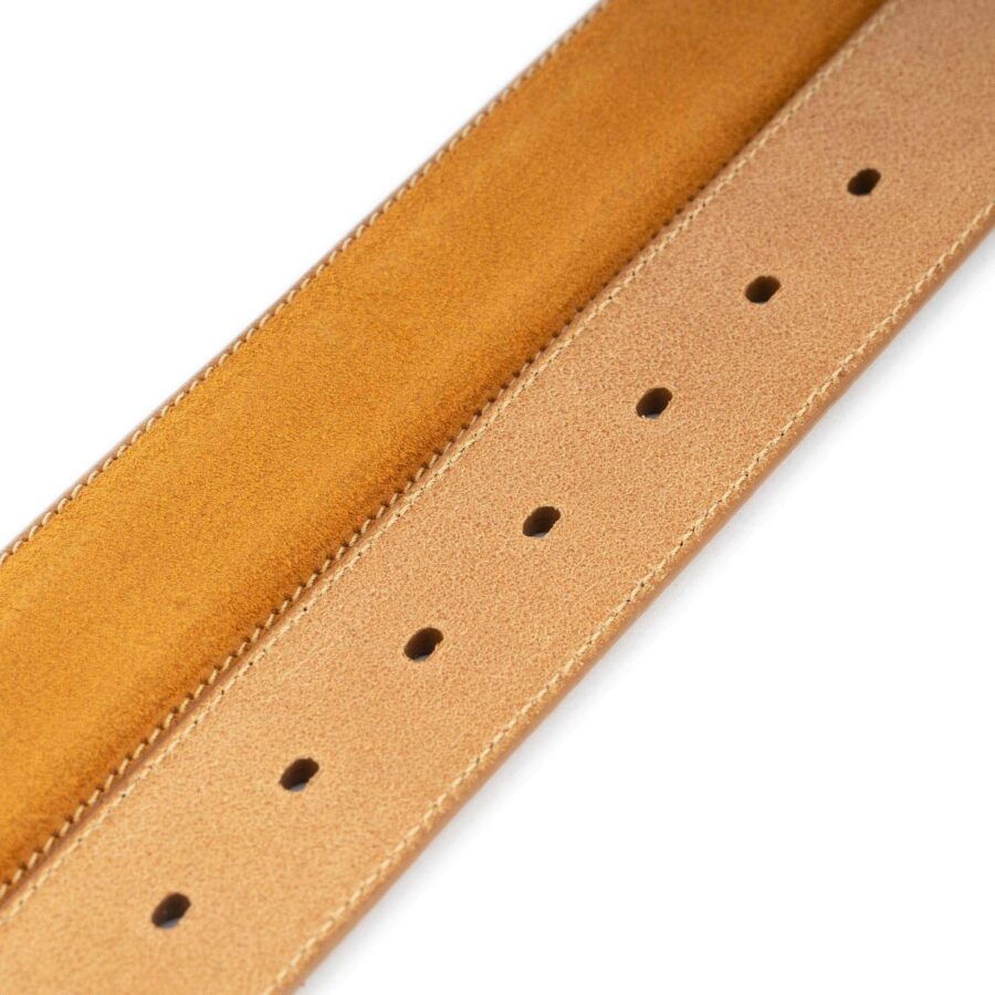 camel suede belt genuine leather high quality 3