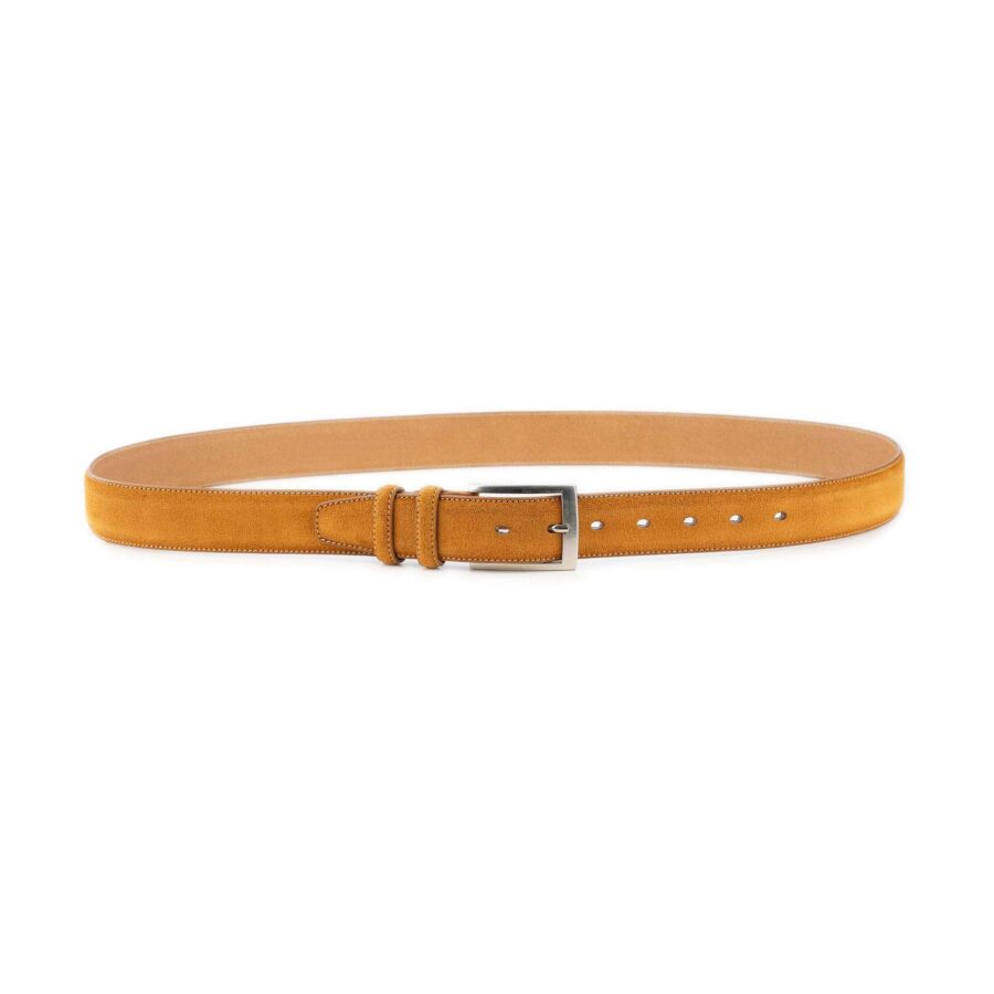 camel suede belt genuine leather high quality 4