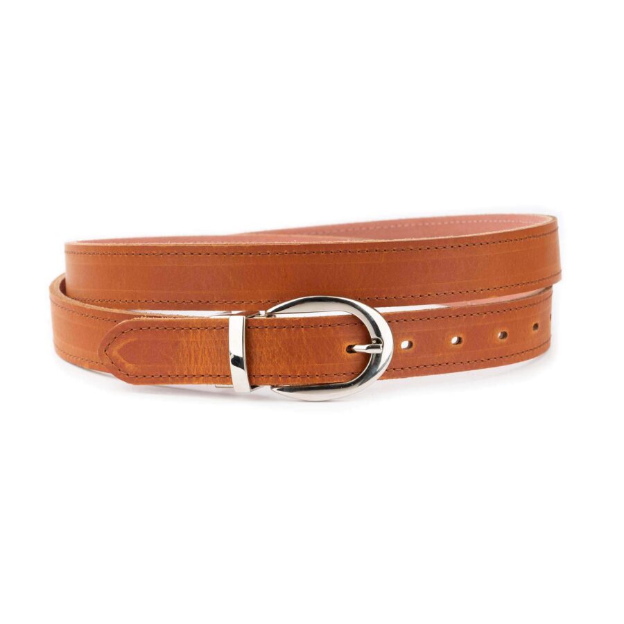 cognac ladies reversible belt 0 30 PUL2738 VEL6295 MAG11862