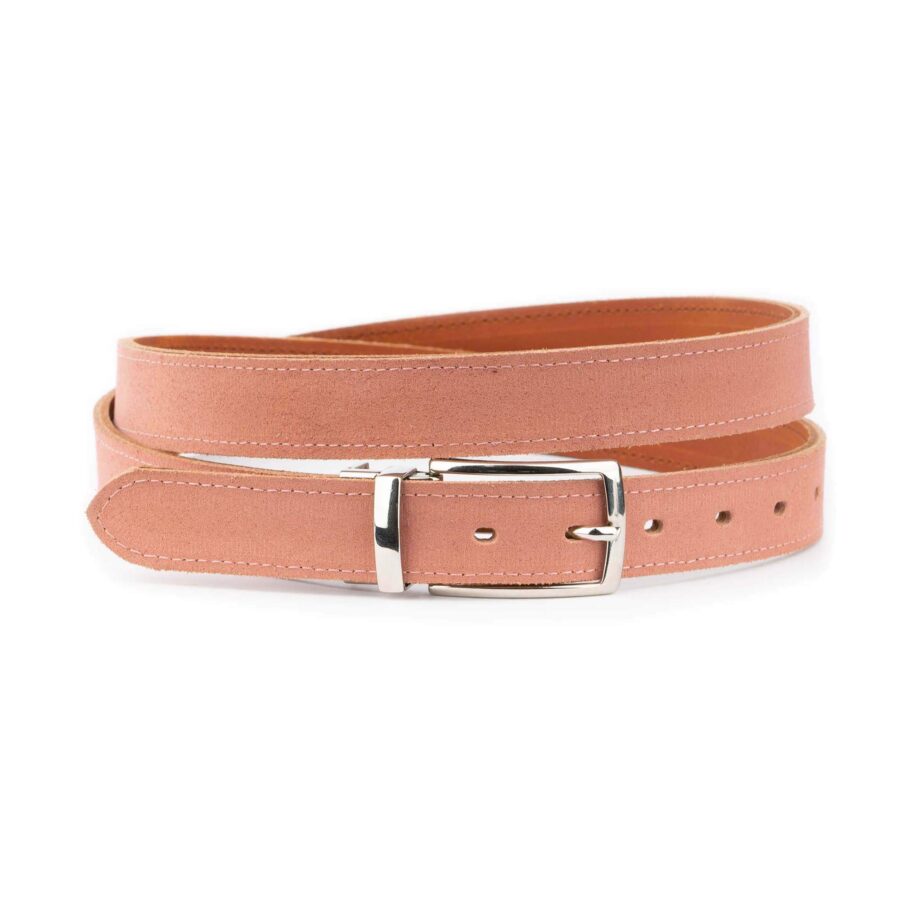 cognac mens leather reversible belt 1