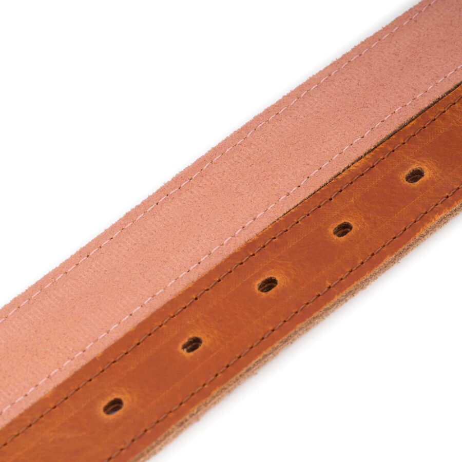 cognac mens leather reversible belt 5