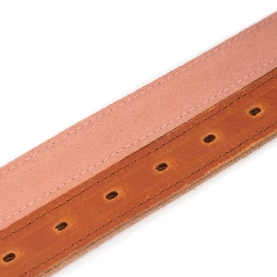 pale pink suede reversible belt womens 5