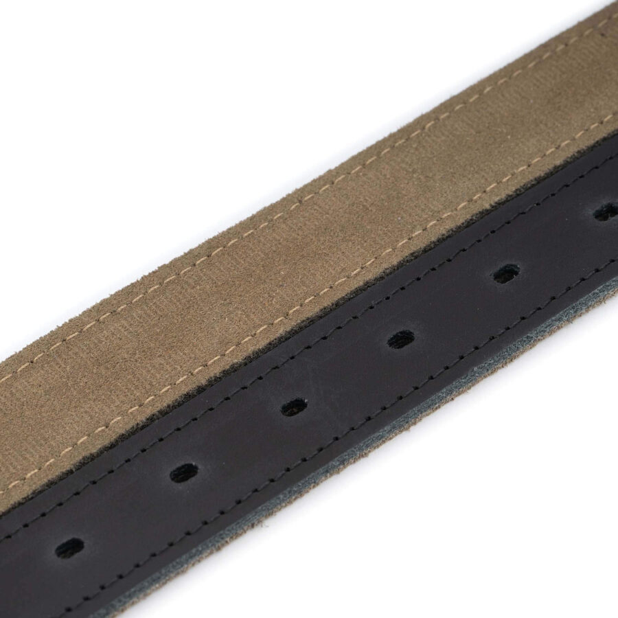 taupe suede suede mens reversible belt real leather 4