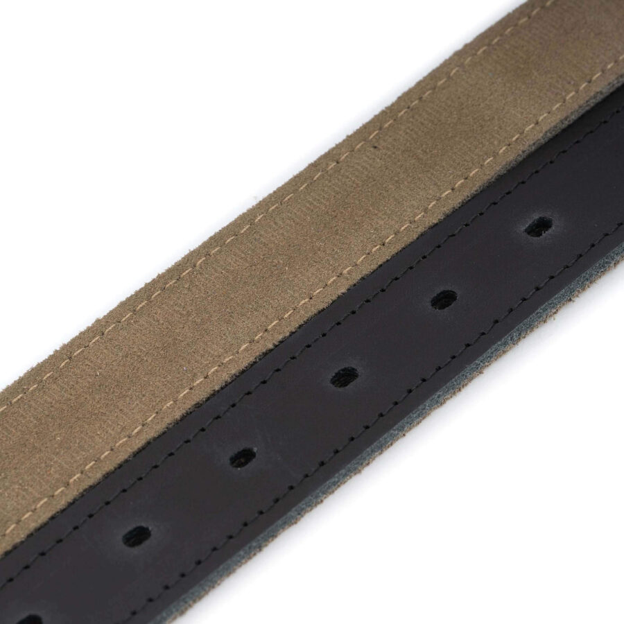 taupe suede womens reversible leather belt 4