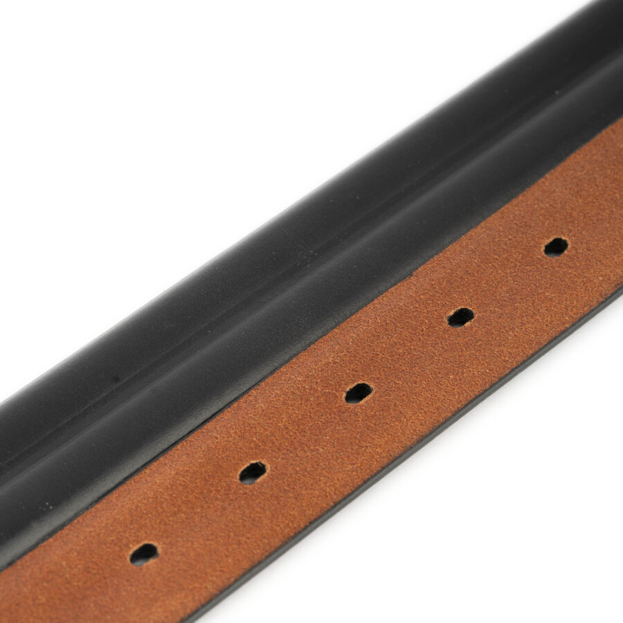 unique leather strap for belt mens premade hole 3