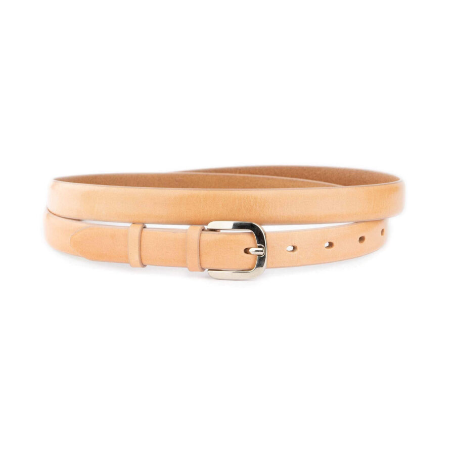 womens belt in natural leather thin 2 0 cm 1 24 02092024 AML