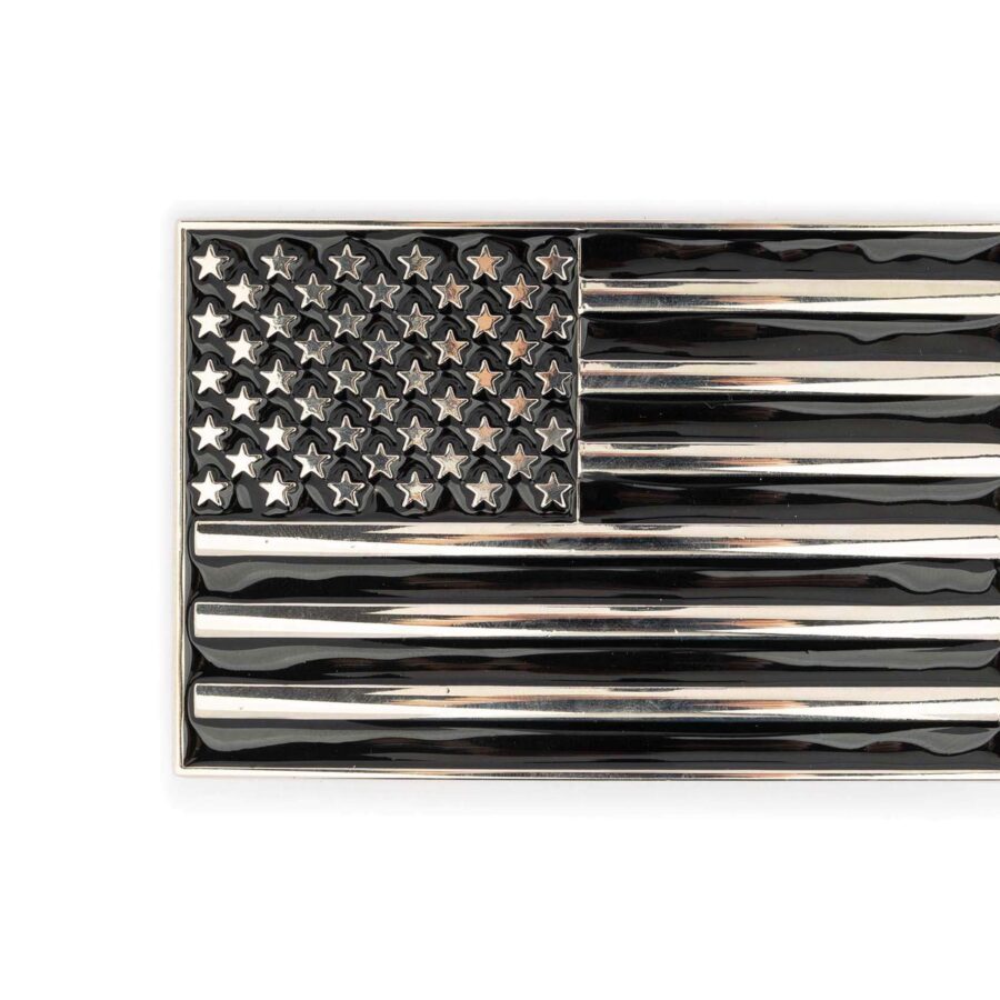 Additional photos USA American Flag Buckle Black Silver 1 AMEFLA40BLASIL 1